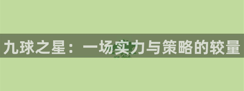 九球之星：一场实力与策略的较量
